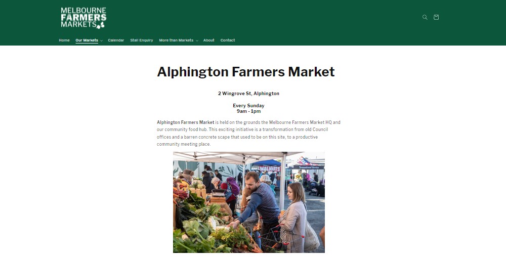 Alphington Farmers Market - Melbournelist